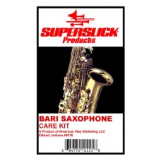 Superslick Bari Sax Care Kit with Hodge Swab